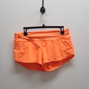 Lululemon low-rise Speed Up 2.5 inch orange